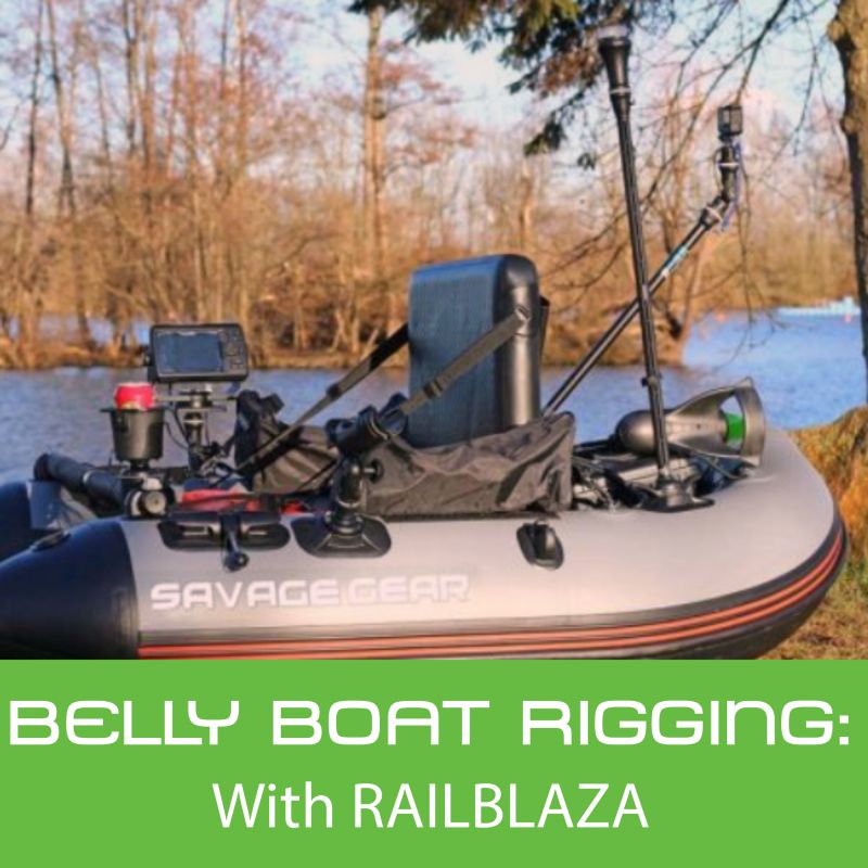 Rigging Savage Gear Belly boat with RAILBLAZA Mounts & Accessories