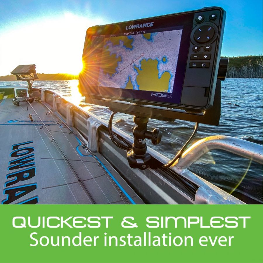 The QUICKEST SIMPLEST fish finder installation EVER: Dean Silvester