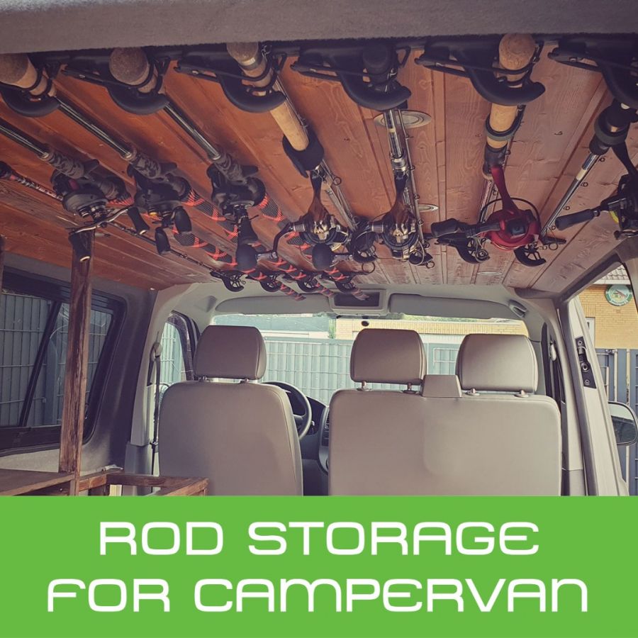 Fishing Rod Holder Storage For VW Camper Van