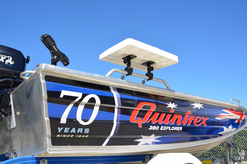 Fit out your Quintrex aluminium boat with RAILBLAZA mounts & accessories