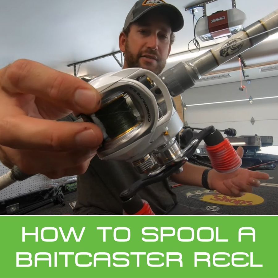 How to spool a Baitcaster 