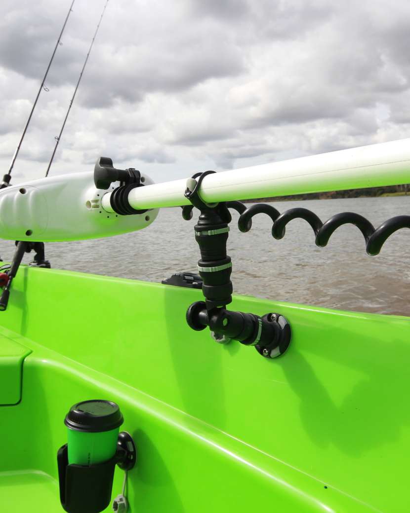 Bank Pipe Rod Holder- FITS UP to Three RODS in Each Rod Holder for Fishing  from The Shoreline